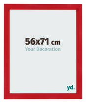 Cornice 56x71cm Rosso MDF Pisa Davanti Dimensione | Yourdecoration.it