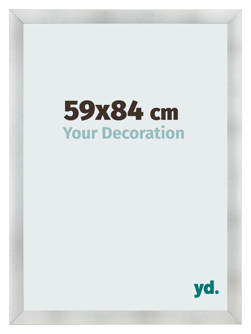 Cornice 59x84cm Alluminio Spazzolato MDF Pisa Davanti Dimensione | Yourdecoration.it