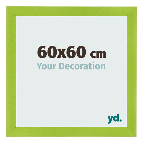 Cornice 60x60cm Verde MDF Pisa Davanti Dimensione | Yourdecoration.it