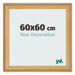 Cornice 60x60cm Veta De Pino MDF Lazio Davanti Dimensione | Yourdecoration.it