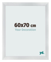 Cornice 60x70cm Argento Nero Spazzato MDF Pisa Davanti Dimensione | Yourdecoration.it