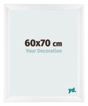 Cornice 60x70cm Bianco Vintage MDF Pisa Davanti Dimensione | Yourdecoration.it