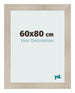 Cornice 60x80cm Rovere Rustico MDF Pisa Davanti Dimensione | Yourdecoration.it