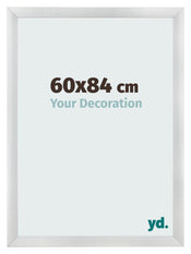 Cornice 60x84cm Argento Nero Spazzato MDF Pisa Davanti Dimensione | Yourdecoration.it