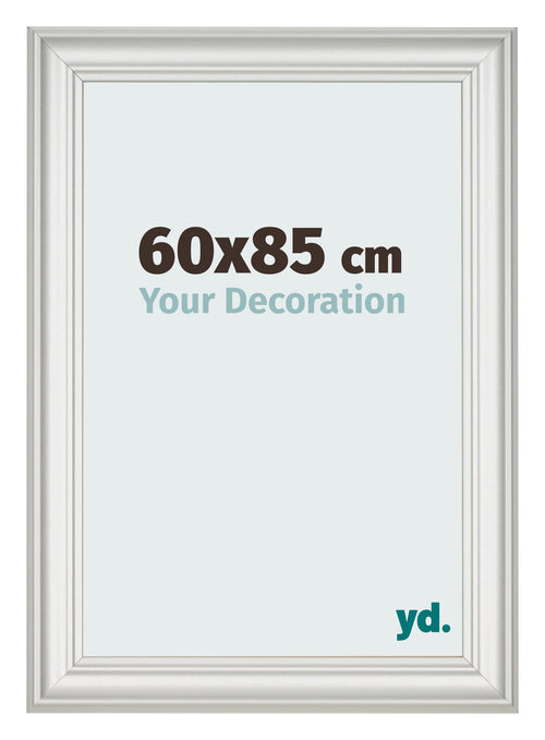 Cornice 60x85cm Bianco Spazzato MDF Lazio Davanti Dimensione | Yourdecoration.it