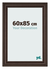 Cornice 60x85cm Quercia Scura MDF Lazio Davanti Dimensione | Yourdecoration.it
