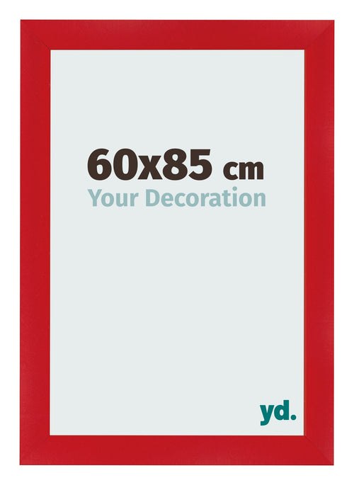 Cornice 60x85cm Rosso MDF Pisa Davanti Dimensione | Yourdecoration.it