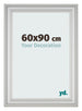 Cornice 60x90cm Argento Opaco MDF Lazio Davanti Dimensione | Yourdecoration.it