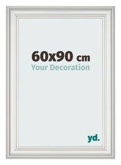 Cornice 60x90cm Bianco Spazzato MDF Lazio Davanti Dimensione | Yourdecoration.it