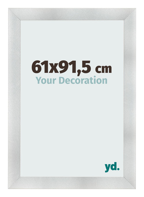 Cornice 61x91 5cm Alluminio Spazzolato MDF Pisa Davanti Dimensione | Yourdecoration.it