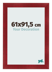 Cornice 61x91 5cm Vino Rosso Spazzato MDF Pisa Davanti Dimensione | Yourdecoration.it