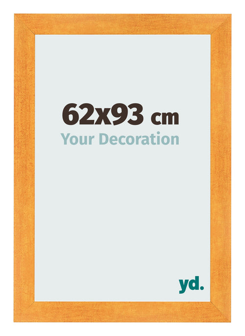 Cornice 62x93cm Arancione MDF Pisa Davanti Dimensione | Yourdecoration.it