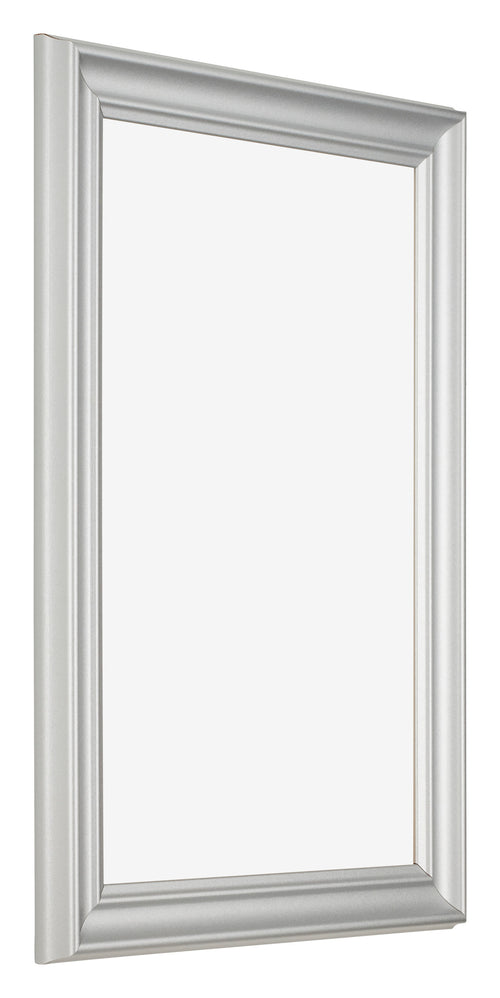 Cornice 62x93cm Argento Opaco MDF Lazio Davanti Obliquo | Yourdecoration.it