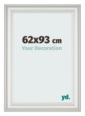 Cornice 62x93cm Bianco Spazzato MDF Lazio Davanti Dimensione | Yourdecoration.it