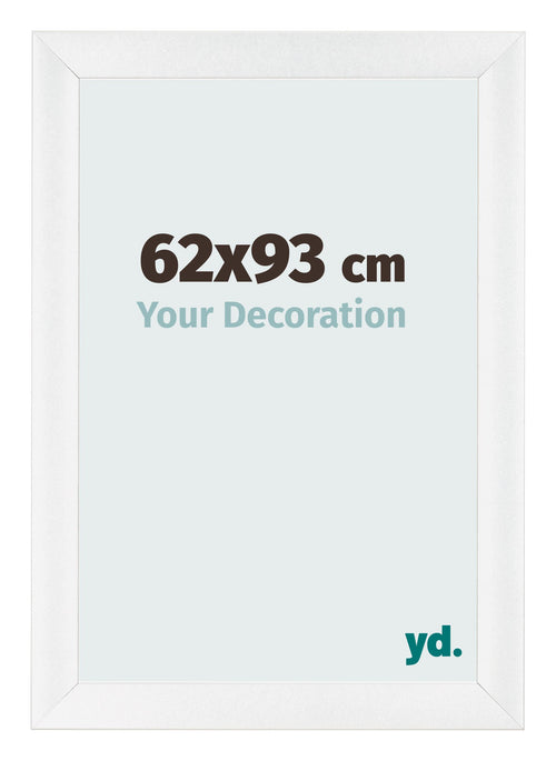 Cornice 62x93cm Bianco Vintage MDF Pisa Davanti Dimensione | Yourdecoration.it