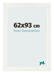 Cornice 62x93cm Bianco Vintage MDF Pisa Davanti Dimensione | Yourdecoration.it