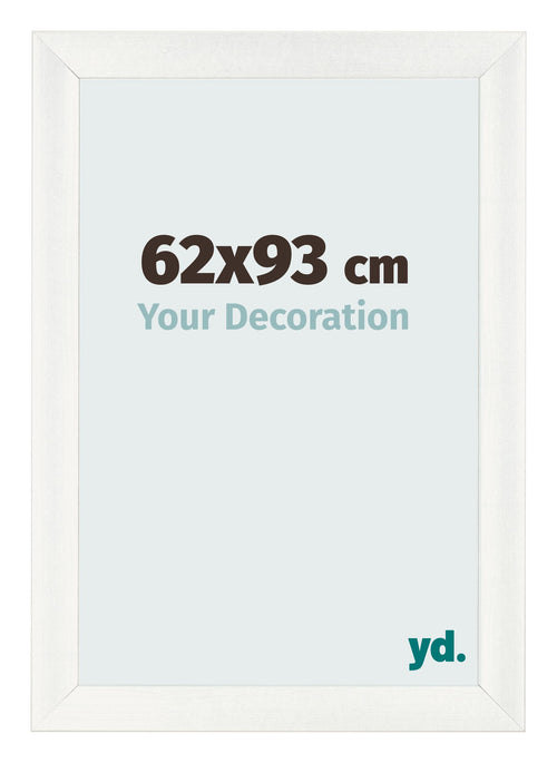 Cornice 62x93cm Bianco Vintage MDF Pisa Davanti Dimensione | Yourdecoration.it