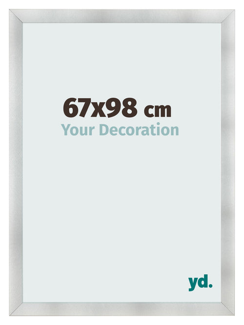 Cornice 67x98cm Alluminio Spazzolato MDF Pisa Davanti Dimensione | Yourdecoration.it