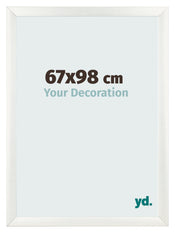 Cornice 67x98cm Bianco Vintage MDF Pisa Davanti Dimensione | Yourdecoration.it