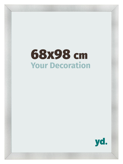 Cornice 68x98cm Alluminio Spazzolato MDF Pisa Davanti Dimensione | Yourdecoration.it