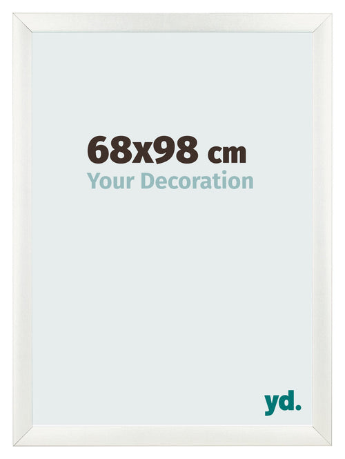 Cornice 68x98cm Bianco Vintage MDF Pisa Davanti Dimensione | Yourdecoration.it