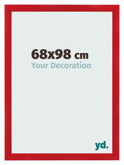 Cornice 68x98cm Rosso MDF Pisa Davanti Dimensione | Yourdecoration.it