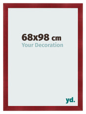 Cornice 68x98cm Vino Rosso Spazzato MDF Pisa Davanti Dimensione | Yourdecoration.it