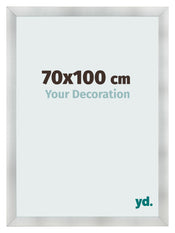 Cornice 70x100cm Alluminio Spazzolato MDF Pisa Davanti Dimensione | Yourdecoration.it