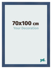 Cornice 70x100cm Blu Scuro Spazzato MDF Pisa Davanti Dimensione | Yourdecoration.it