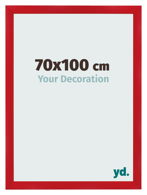 Cornice 70x100cm Rosso MDF Pisa Davanti Dimensione | Yourdecoration.it