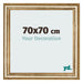 Cornice 70x70cm Oro Antico MDF Lazio Davanti Dimensione | Yourdecoration.it