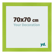 Cornice 70x70cm Verde MDF Pisa Davanti Dimensione | Yourdecoration.it