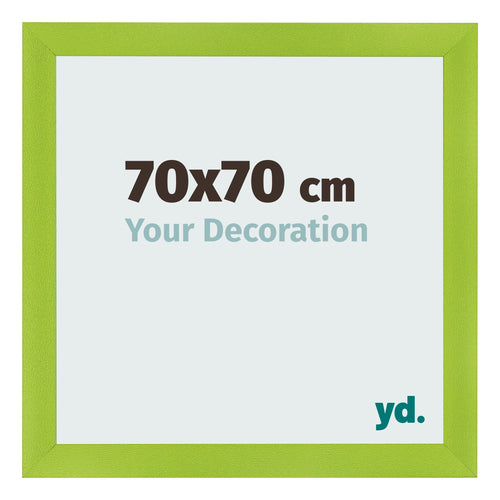 Cornice 70x70cm Verde MDF Pisa Davanti Dimensione | Yourdecoration.it