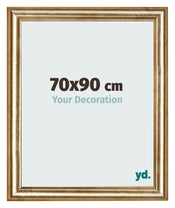 Cornice 70x90cm Oro Antico MDF Lazio Davanti Dimensione | Yourdecoration.it