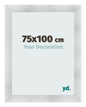 Cornice 75x100cm Alluminio Spazzolato MDF Pisa Davanti Dimensione | Yourdecoration.it