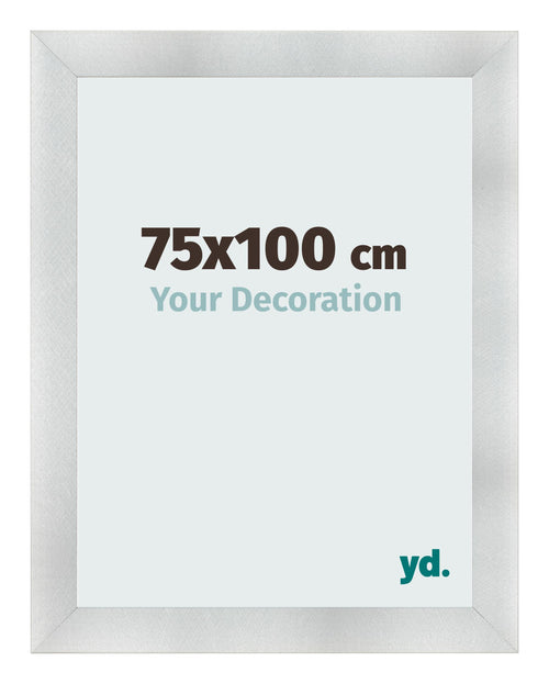 Cornice 75x100cm Alluminio Spazzolato MDF Pisa Davanti Dimensione | Yourdecoration.it