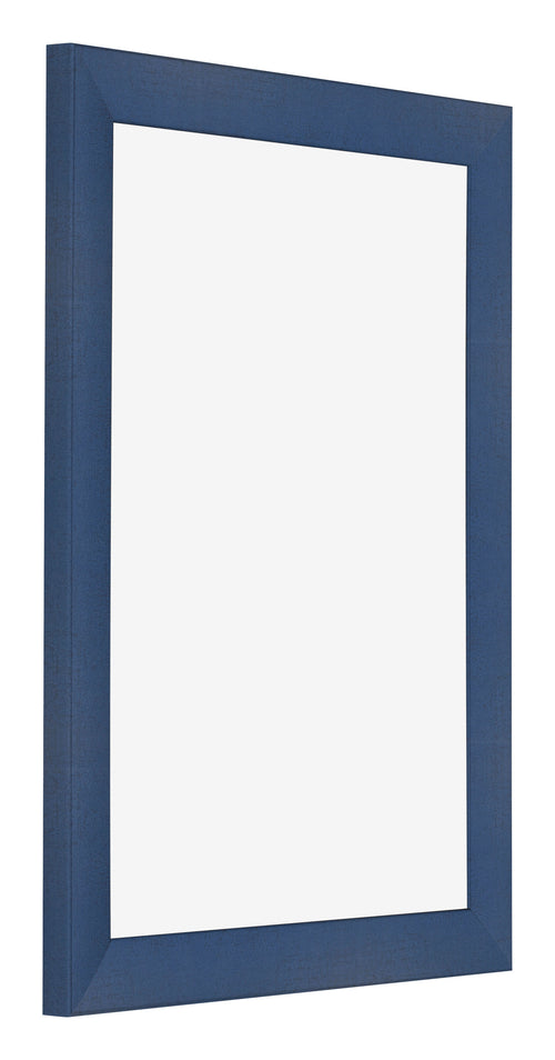 Cornice 75x100cm Blu Scuro Spazzato MDF Pisa Davanti Obliquo | Yourdecoration.it