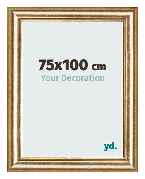 Cornice 75x100cm Oro Antico MDF Lazio Davanti Dimensione | Yourdecoration.it