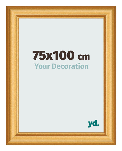 Cornice 75x100cm Oro Opaco MDF Lazio Davanti Dimensione | Yourdecoration.it