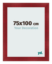 Cornice 75x100cm Vino Rosso Spazzato MDF Pisa Davanti Dimensione | Yourdecoration.it