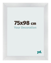 Cornice 75x98cm Argento Nero Spazzato MDF Pisa Davanti Dimensione | Yourdecoration.it