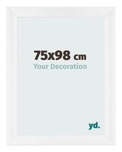 Cornice 75x98cm Bianco Vintage MDF Pisa Davanti Dimensione | Yourdecoration.it