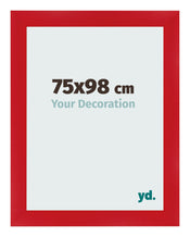 Cornice 75x98cm Rosso MDF Pisa Davanti Dimensione | Yourdecoration.it