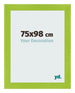 Cornice 75x98cm Verde MDF Pisa Davanti Dimensione | Yourdecoration.it