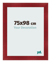 Cornice 75x98cm Vino Rosso Spazzato MDF Pisa Davanti Dimensione | Yourdecoration.it