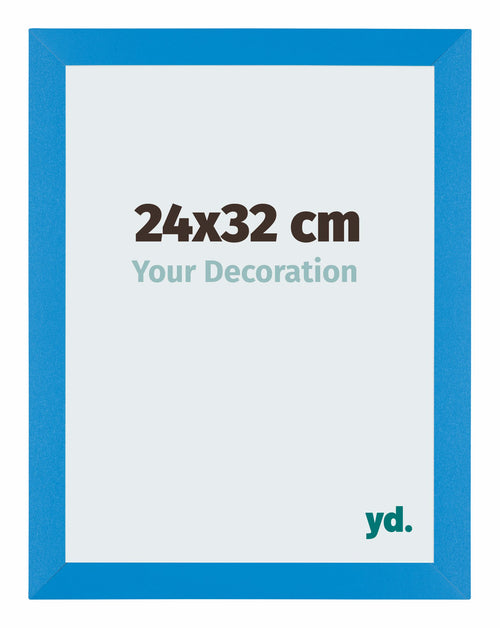 Mura MDF Cornice 24x32cm Blu Acceso Davanti Dimensione | Yourdecoration.it