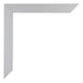 Mura MDF Cornice 25x25cm Argento Opaco Dettaglio Angolo | Yourdecoration.it