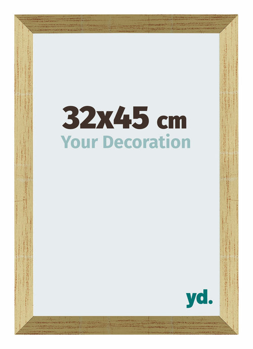 Mura MDF Cornice 32x45cm Metallo Vintage Davanti Dimensione | Yourdecoration.it