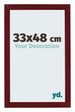 Mura MDF Cornice 33x48cm Vino Tinto Barrido Davanti Dimensione | Yourdecoration.it