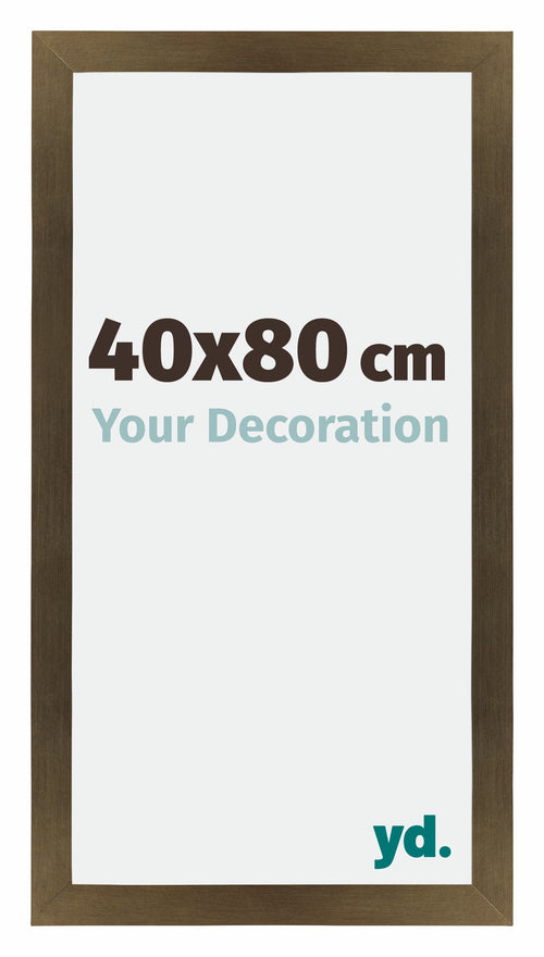 Mura MDF Cornice 40x80cm Bronzo Decorativo Davanti Dimensione | Yourdecoration.it